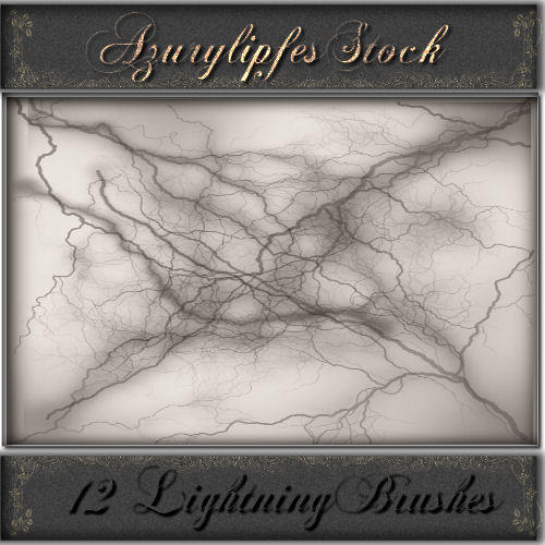 lightning brushes by AzurylipfesStock on DeviantArt