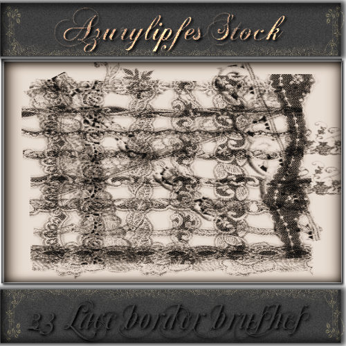 lace border brushes