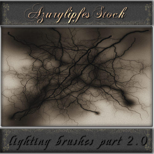 lightning brushes part 2.0 by AzurylipfesStock on DeviantArt