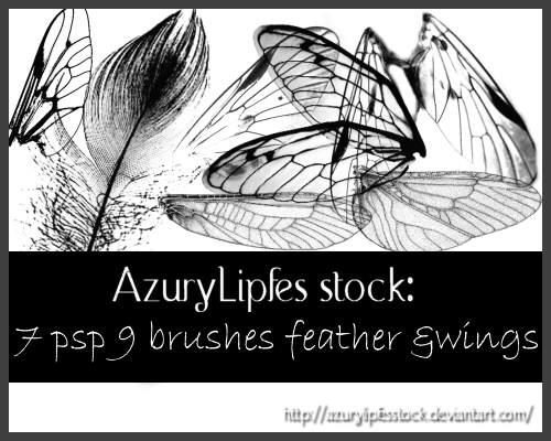 feather-wing brushes