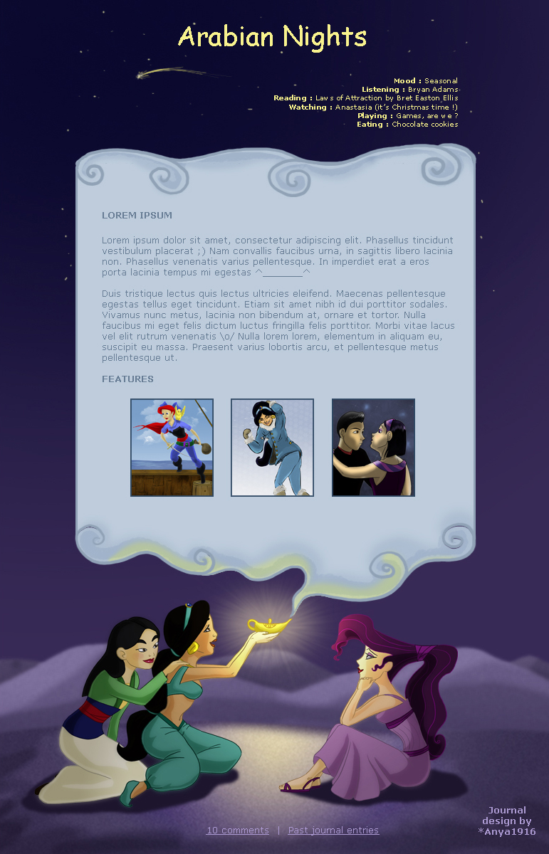 Arabian Nights CSS