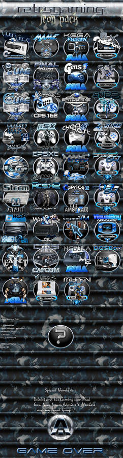 Retrogaming Icon Pack (old)(2008)