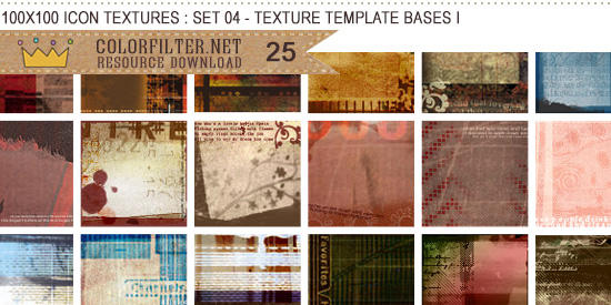 Icon Textures Set 04 - Texture Template Bases I