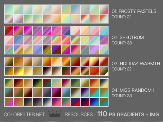 Gradients - Mixed Batch by colorfilter
