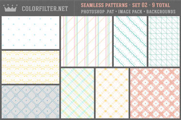 Seamless Patterns Set 02 - Misc + Pixels