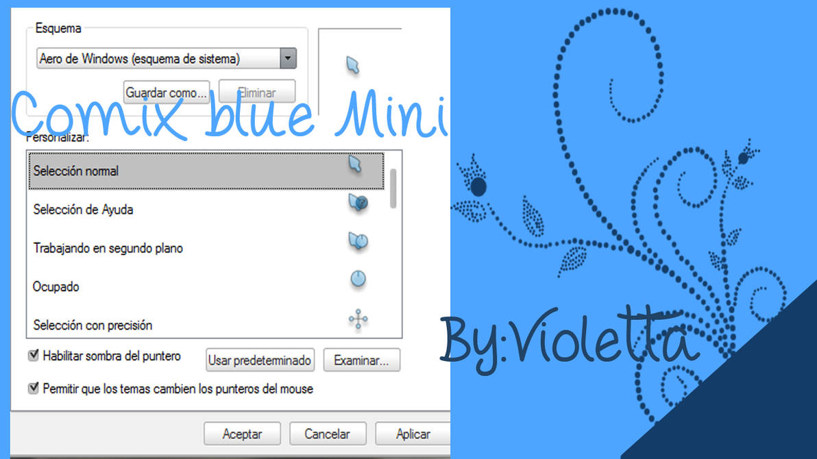 Mini Plus Cursor Pc Comix Blue Mini cursor by Vioolettaaa on DeviantArt