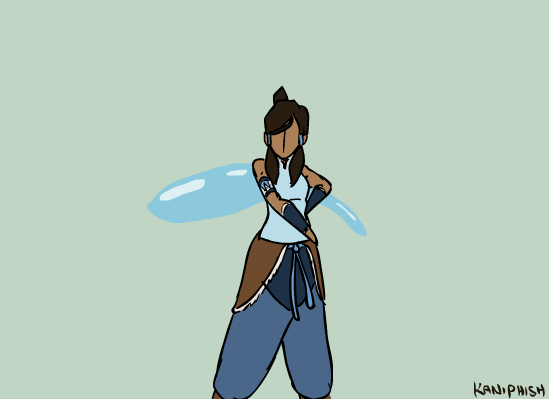 Korra water bending loop