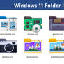 Windows 11 style Folder Icons