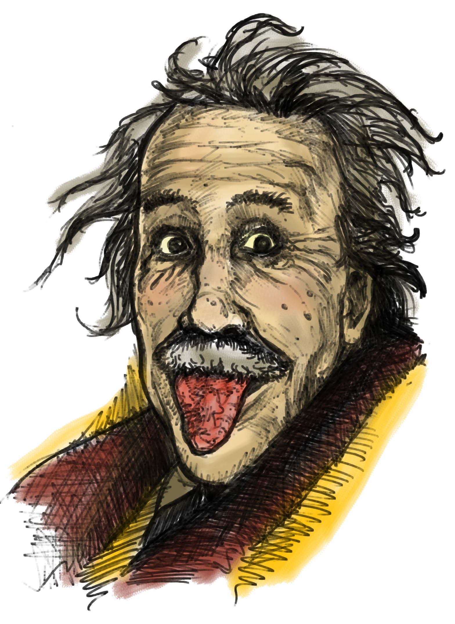 Albert Einstein by MarcosDedeOKid on DeviantArt