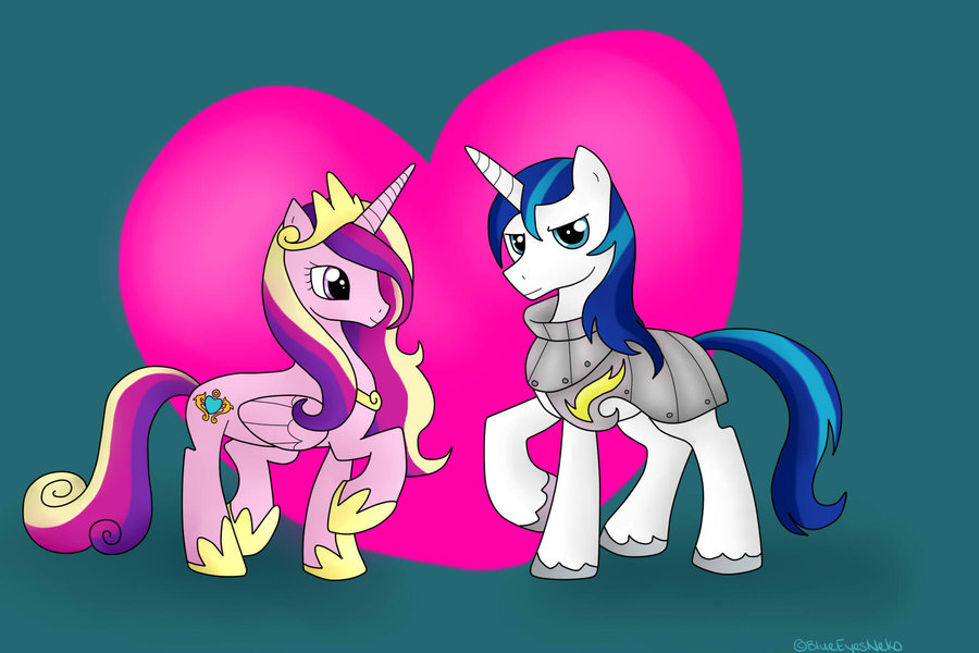 Картинки пони каденс и шайнинг армор