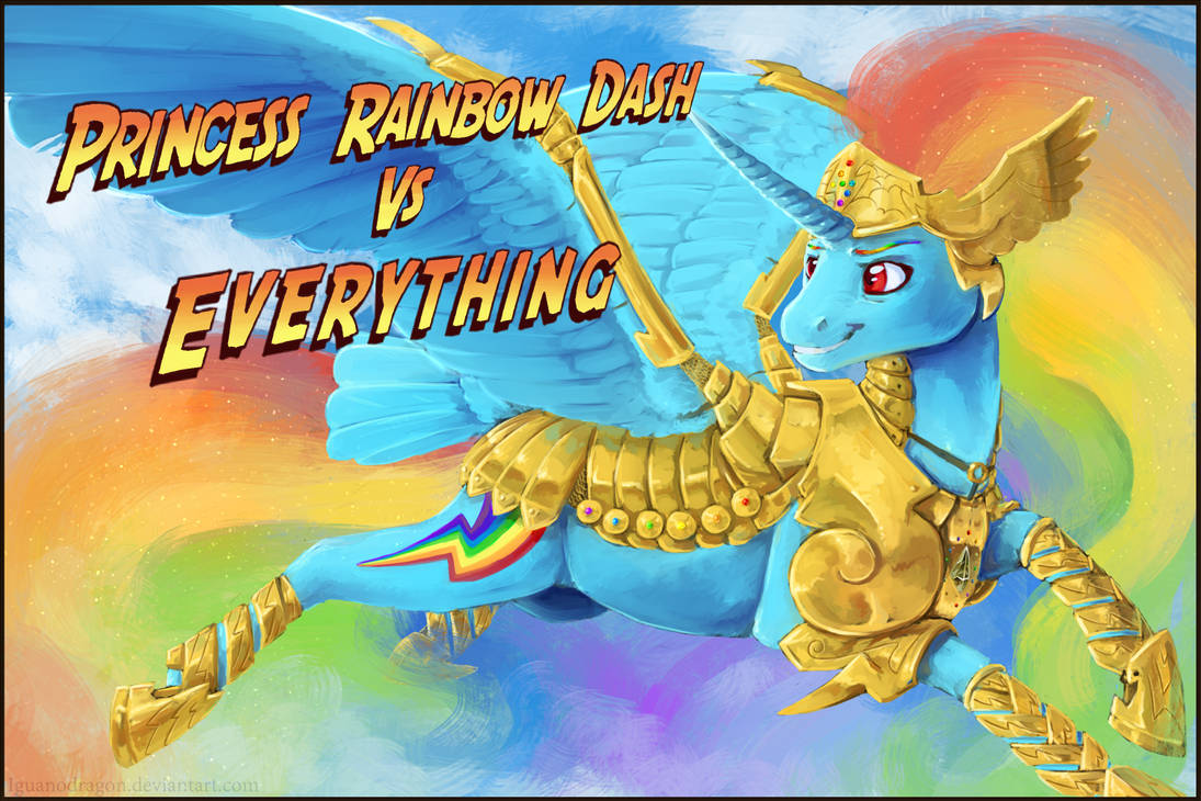 Princess Rainbow Dash Vs Everything Part 1 Of 2 By Alexwarlorn On