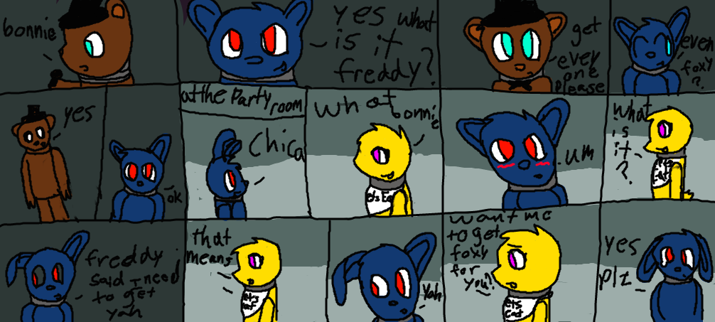 the drama of fnaf page 1 by heartwarriorcat on DeviantArt
