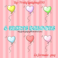 Hearts Balloons png