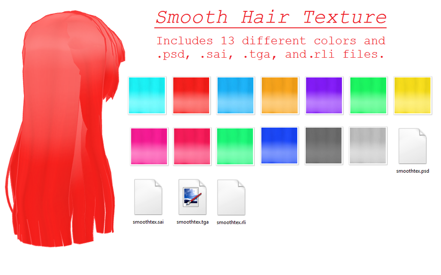 Smooth Hair Texture