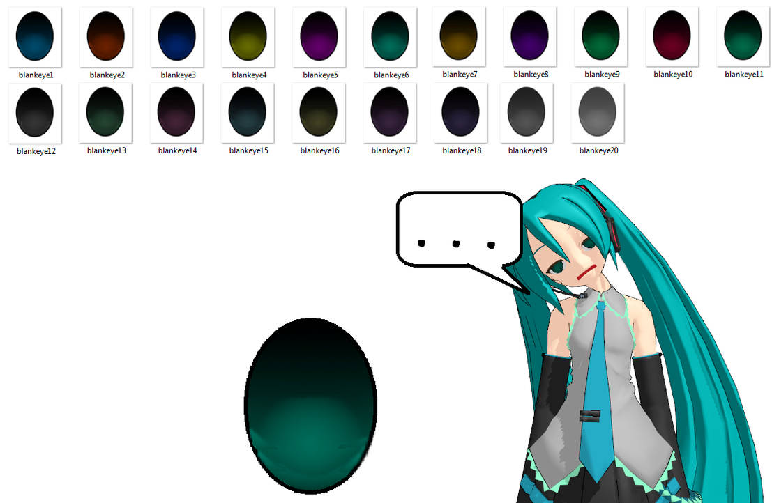 MMD Blank Eyes by Togekisspika35 on DeviantArt