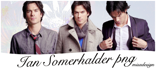 Ian Somerhalder PNG pack by MISA0710