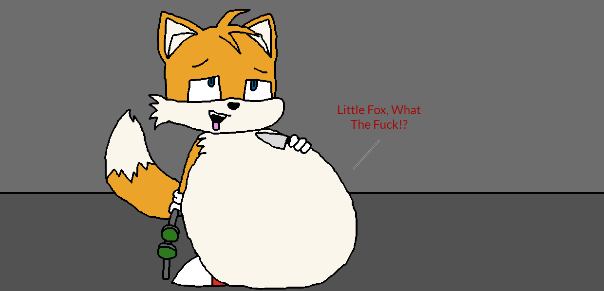 Tails Pierde su cola - Starved Eggman FanArt 3