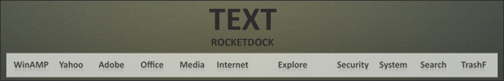 TEXT RocketDock