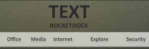 TEXT RocketDock