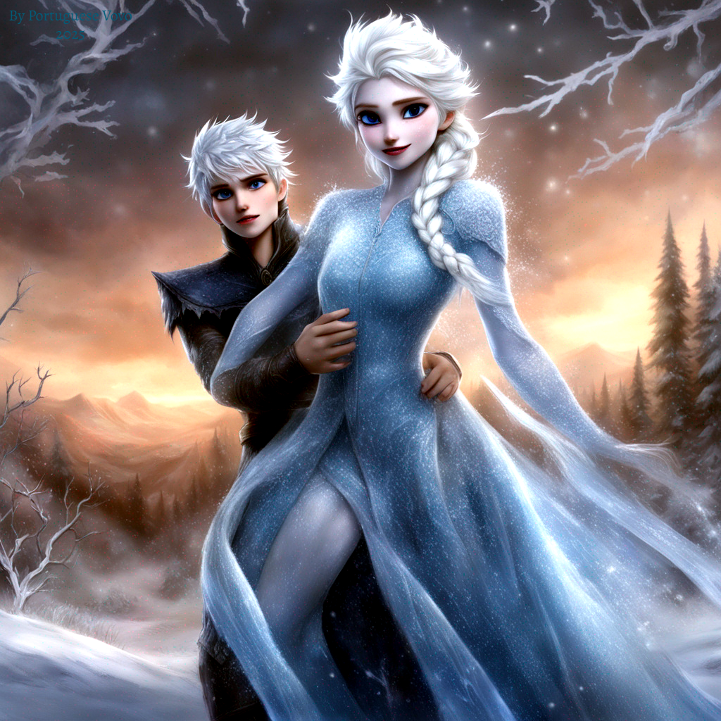 Frostbite Elsa and Jack by PortugueseVoVo on DeviantArt