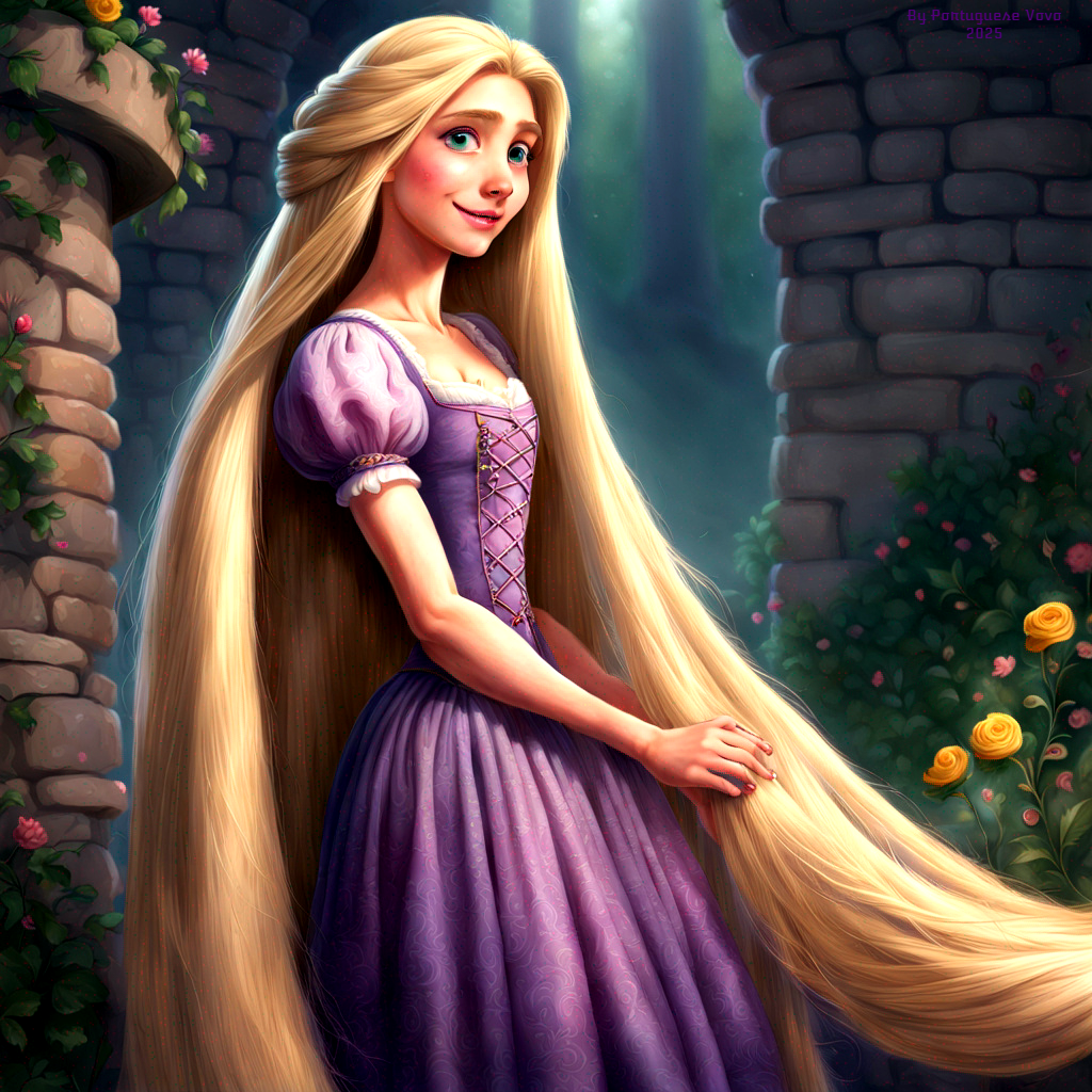 Beautiful Rapunzel 2 by PortugueseVoVo on DeviantArt