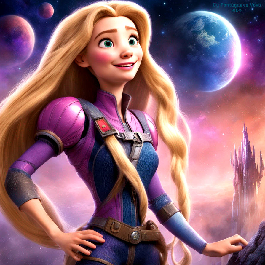 Rapunzel Lost In Space by PortugueseVoVo on DeviantArt