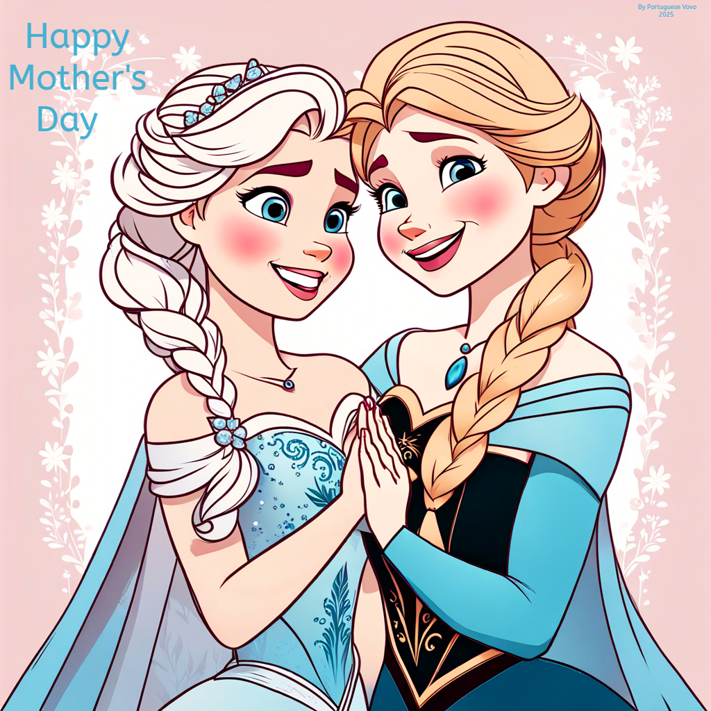 Anna And Elsa Mother's Day 2025 #2 by PortugueseVoVo on DeviantArt