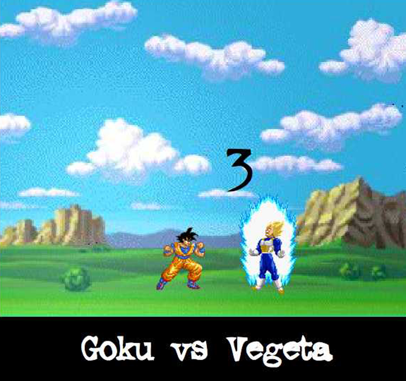 Goku VS Vegeta Flash