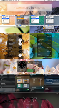 Yosemite Menu Bar