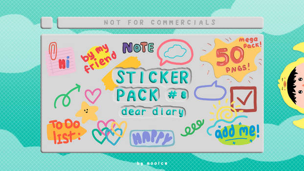 Sticker Pack #8 by moolce