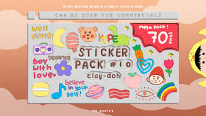 Sticker Pack #10 by moolce