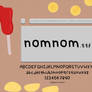 NOMNOM font by moolce