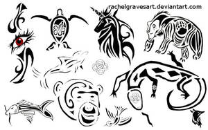 Tribal Animal Brushes