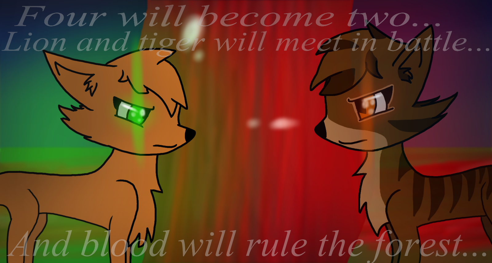 Lion and Tiger will meet in Battle... by RandomnessRandom on DeviantArt