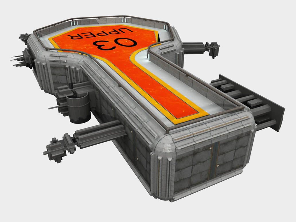 Landing Pad OBJ and BLEND by dmaland on DeviantArt