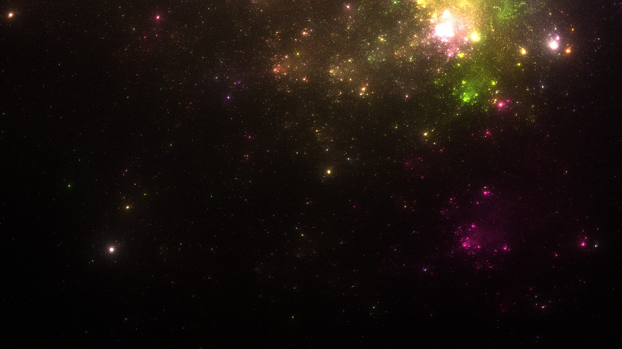 Clumpy Starfield Apophysis 7X FLAME