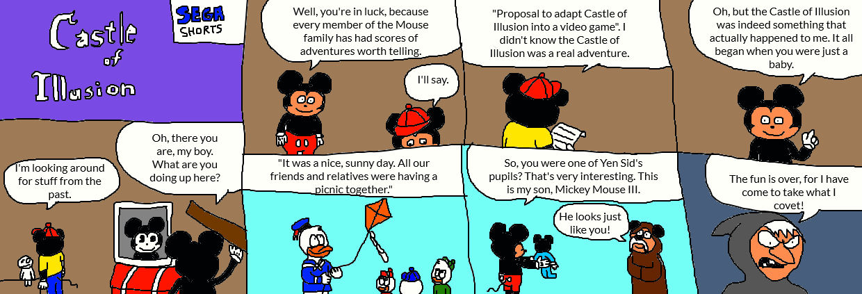 Castle of Illusion Page 1 by LuciferTheShort on DeviantArt