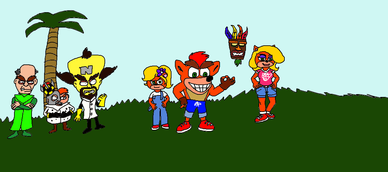 My First Crash Bandicoot Fan Art