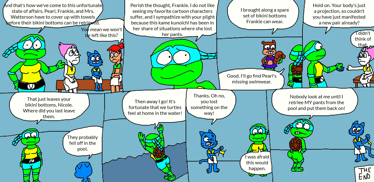 Three Unfortunate Wardrobe Malfunctions Page 4 by LuciferTheShort on ...