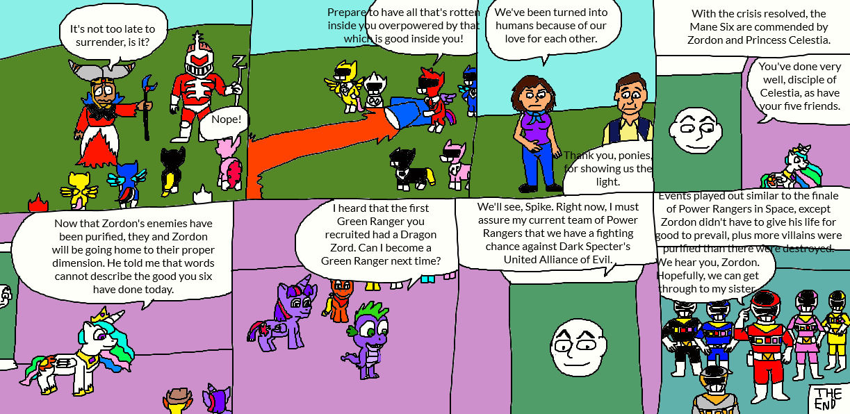 Go Go Pony Rangers Page 5 (Finale) by LuciferTheShort on DeviantArt