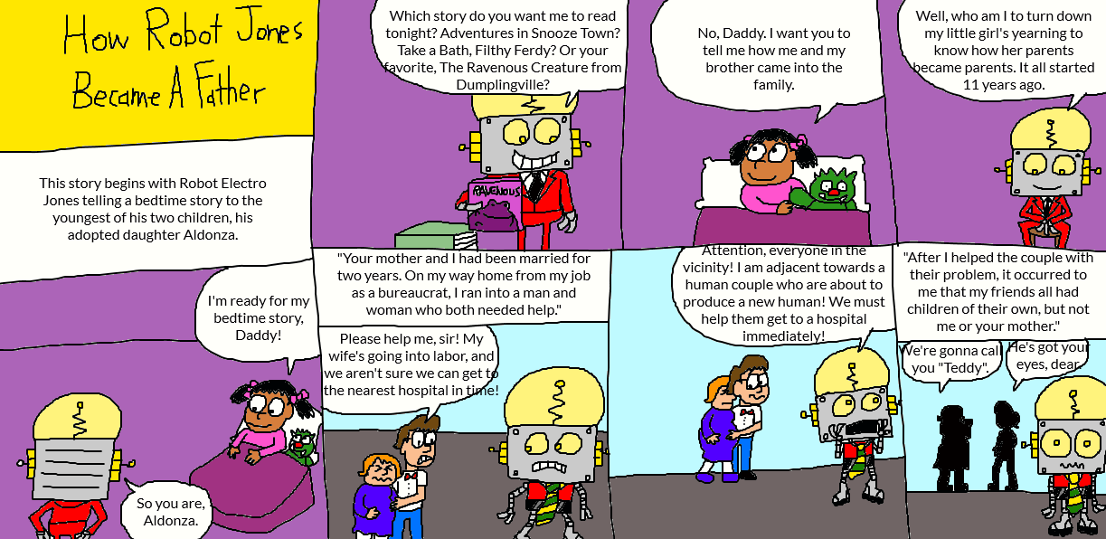 How Robot Jones Became a Father Page 1 by LuciferTheShort on DeviantArt