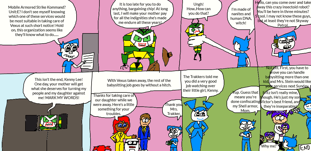 Adventures In Robo Sitting Page 3 End By Lucifertheshort On Deviantart