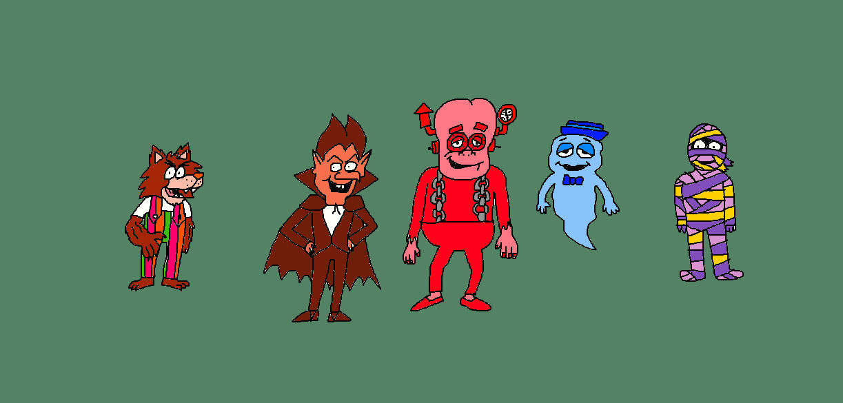 The Monster Cereal Mascots by LuciferTheShort on DeviantArt