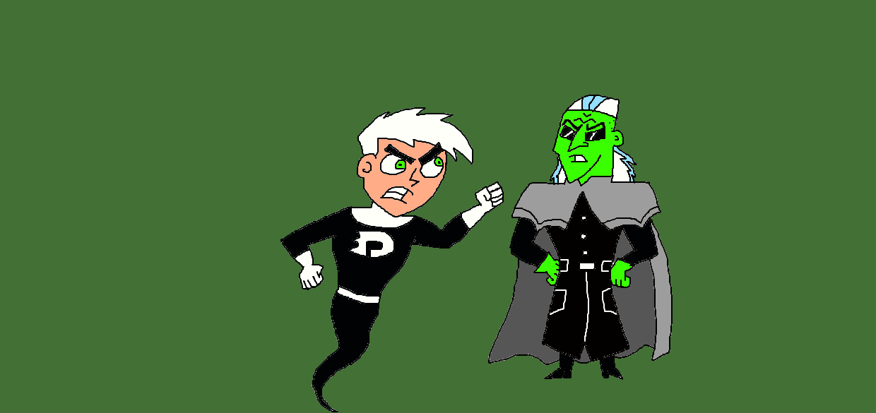 Danny Fighting Technus by LuciferTheShort on DeviantArt