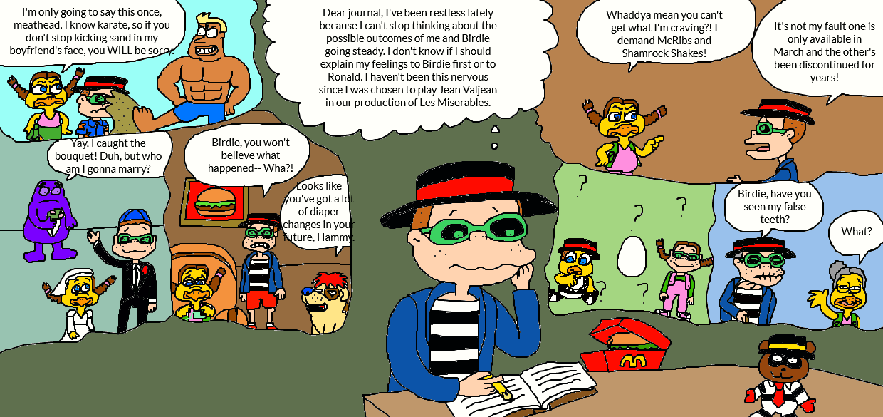 Hamburglar Ponders the Future by LuciferTheShort on DeviantArt
