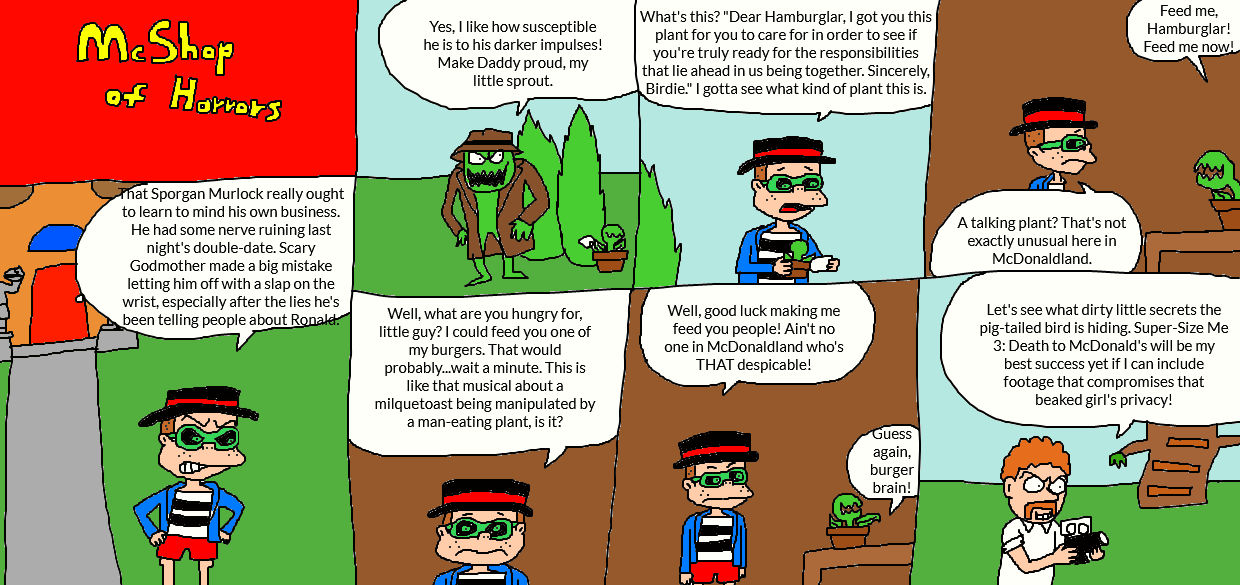 McShop of Horrors Page 1 by LuciferTheShort on DeviantArt