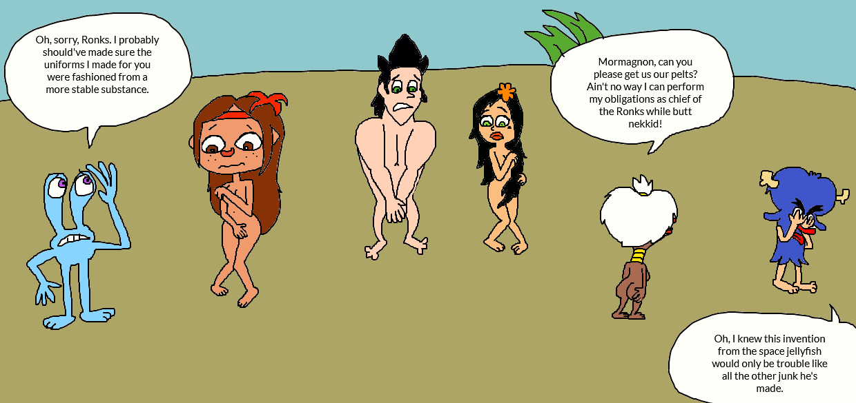 American Style Cartoon Nudes - Naked Ronks by LuciferTheShort on DeviantArt