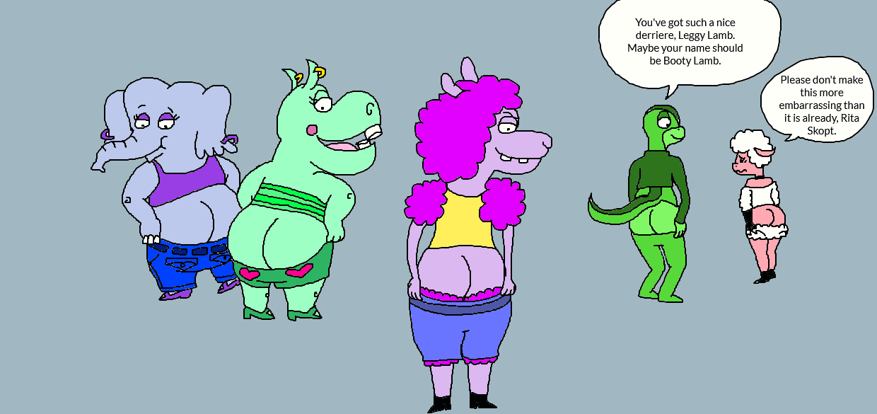 Lookit Them Big Butts by LuciferTheShort on DeviantArt