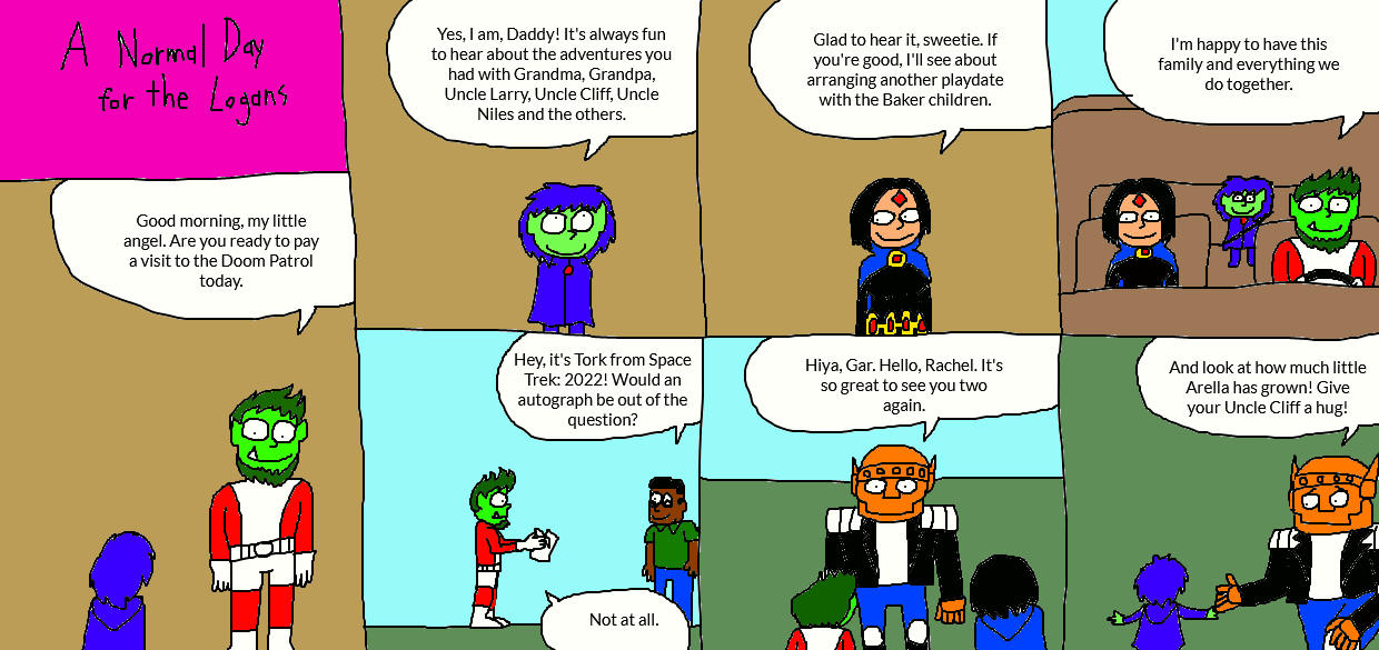 A Normal Day for the Logans Page 1 by LuciferTheShort on DeviantArt
