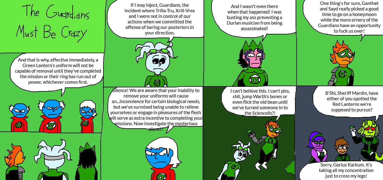 The Guardians Must Be Crazy Page 1 by LuciferTheShort on DeviantArt